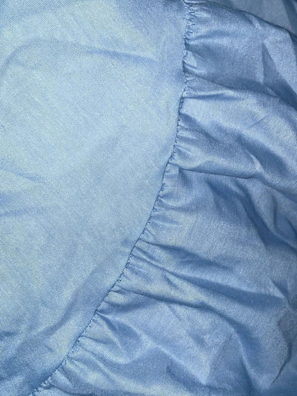 Blue round tablecloth - Picture 2 of 2